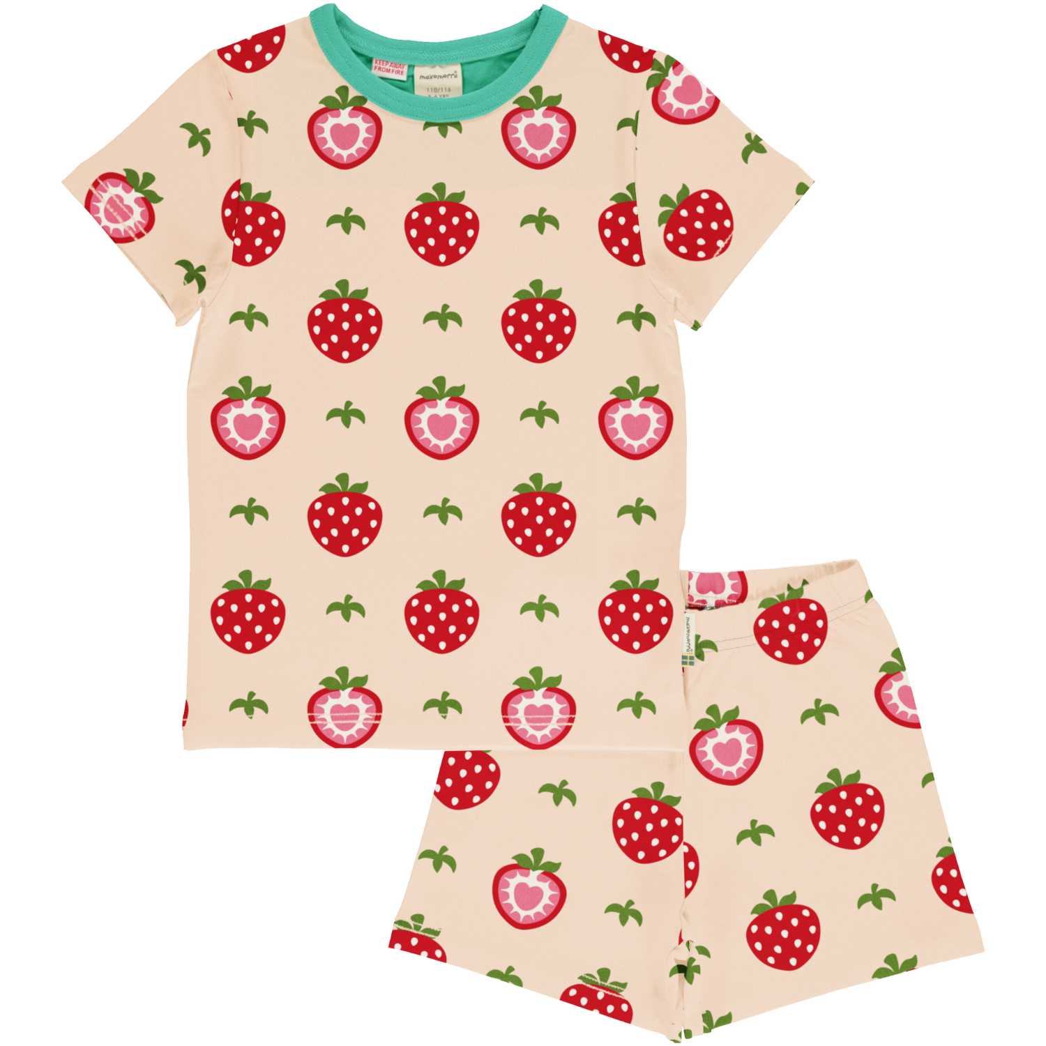 Pyjama ss Strawberry