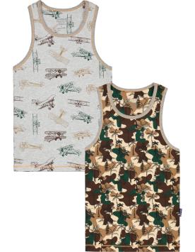 2-Pack Tanktop Jungle Plane